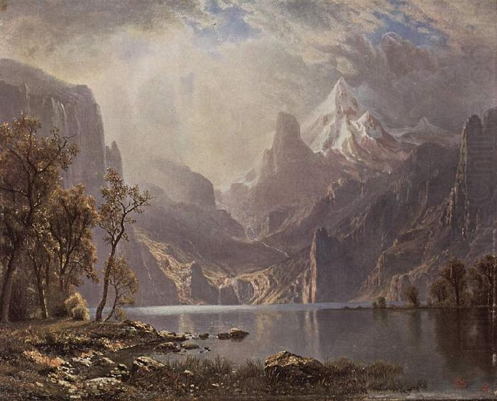 Albert Bierstadt In the Sierras china oil painting image